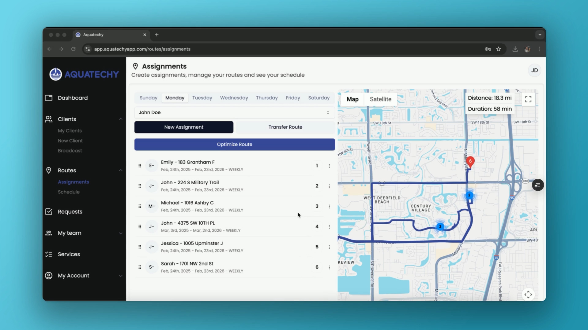 Route Optimization Demo