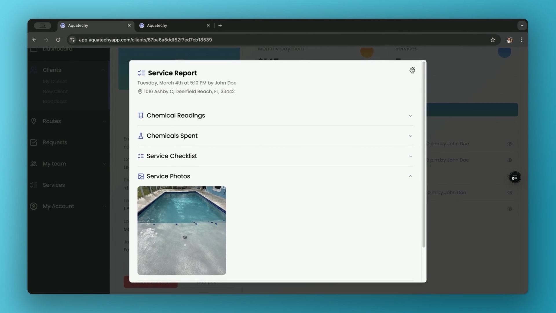 Service Tracking Demo