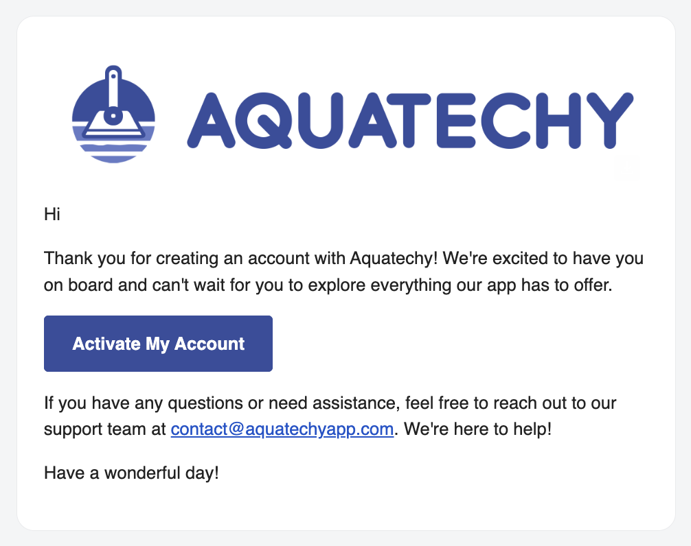 Login — email, password, and Login